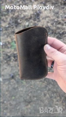 Мото/Рокерски Кожени Калъфи за Очила "Връх", снимка 2 - Аксесоари и консумативи - 51614046