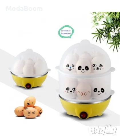Яйцеварка с пара за 7 или 14 яйца с таймер, снимка 2 - Други стоки за дома - 48063764