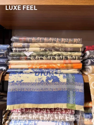 Dior ✨Hermes ✨ Gucci ✨Кашмир ✨ Дамски Шалове , снимка 11 - Шалове - 56242252