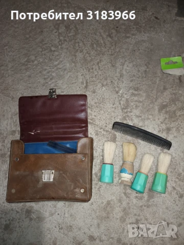 стари бръснарски четки, снимка 2 - Антикварни и старинни предмети - 51266794