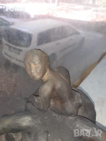 Страхотна голяма гипсова склуптура фигура статуя композиция, снимка 4 - Антикварни и старинни предмети - 53364105