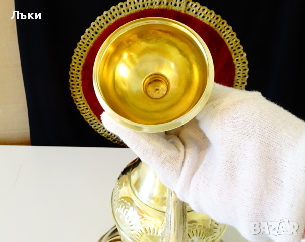 Бронзова кана за вино 2.5 литра,Йерусалим,маркирана. , снимка 10 - Антикварни и старинни предмети - 36470606