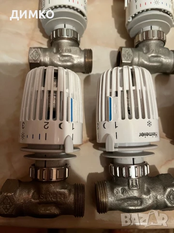 Термоглава Heimeier +прав вентил(Комплект), снимка 4 - Други стоки за дома - 50813404