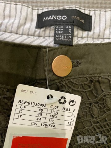 MANGO нови панталонки М размер, снимка 2 - Къси панталони и бермуди - 29343139