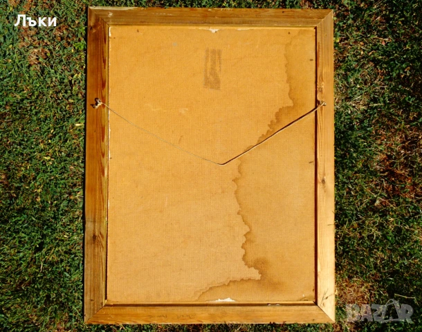 Картина Тигър,масло върху фазер,подпис,рамка. , снимка 6 - Картини - 51318936