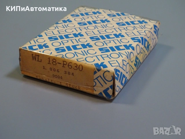 фотоелектрически сензор SICK WL18-P630 Photoelectric Reflex Switch, снимка 10 - Резервни части за машини - 54205503