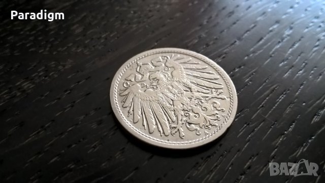Райх монета - Германия - 10 пфенига | 1908г.; серия A, снимка 3 - Нумизматика и бонистика - 29334145
