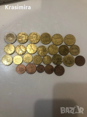 Евро монети 