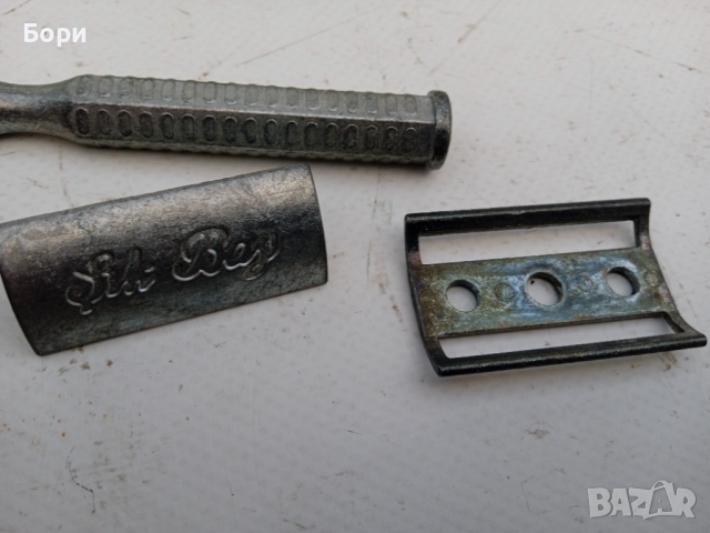 Стара метална самобръсначка, снимка 4 - Други ценни предмети - 36575082