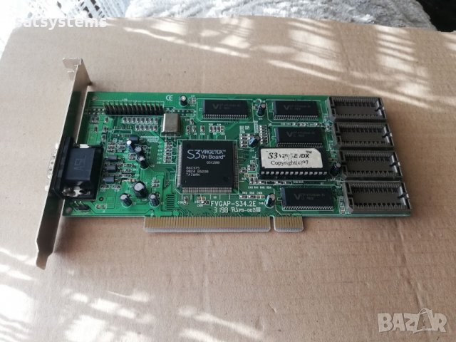 Видео карта S3 Virge VGDX 2MB PCI, снимка 5 - Видеокарти - 31938705