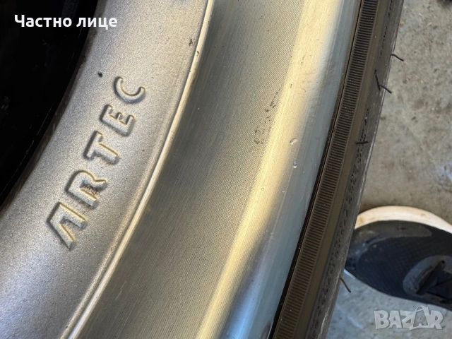 Джанти с гуми Artec 17 5x112 8/9J ET60, снимка 5 - Гуми и джанти - 54149952