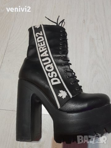Боти Dsquared , снимка 5 - Дамски ботуши - 42094256