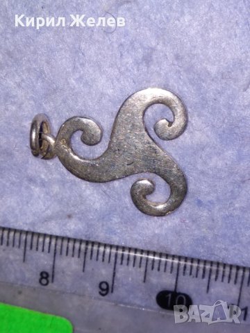 ИЗЯЩЕН СТИЛИЗИРАН СРЕБЪРЕН МОДЕН АРТ ПЕНДАНТ СРЕБРО 925 МЕДАЛЬОН ВИСУЛКА 27588, снимка 7 - Колиета, медальони, синджири - 40502136