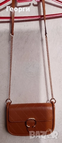 Нова дамска чанта от естествена кожа, снимка 4 - Чанти - 52443715