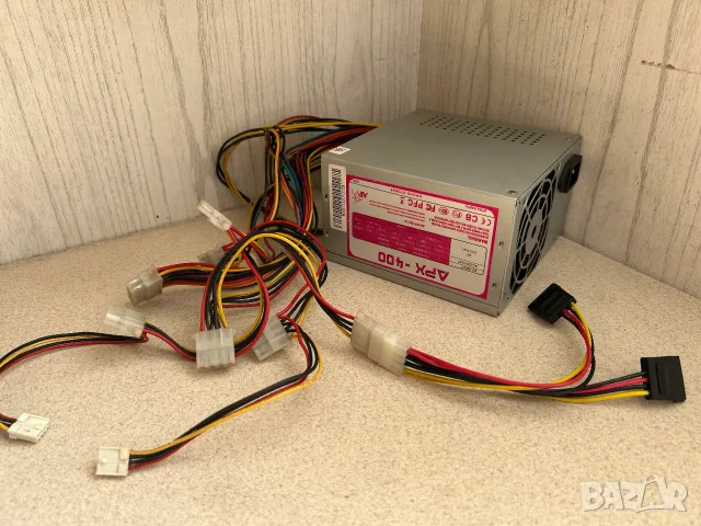 Захранване за компютър APX-400W, снимка 8 - Захранвания и кутии - 56344736