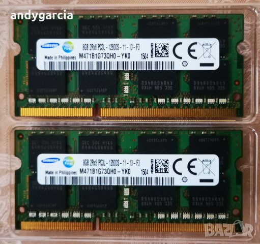 16GB DDR4 KIT 2133mhz/2400mhz SODIMM PC4 рам памет за лаптоп КИТ sodimm ...