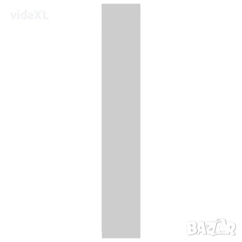 vidaXL Шкаф за баня, бял, 30x30x183,5 см, ПДЧ, снимка 7 - Шкафове - 56147859