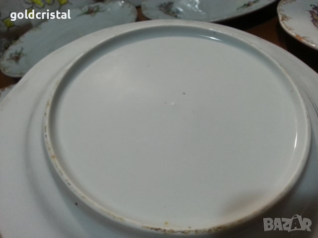 Ретро порцеланови чинии за основно , снимка 5 - Антикварни и старинни предмети - 44343764