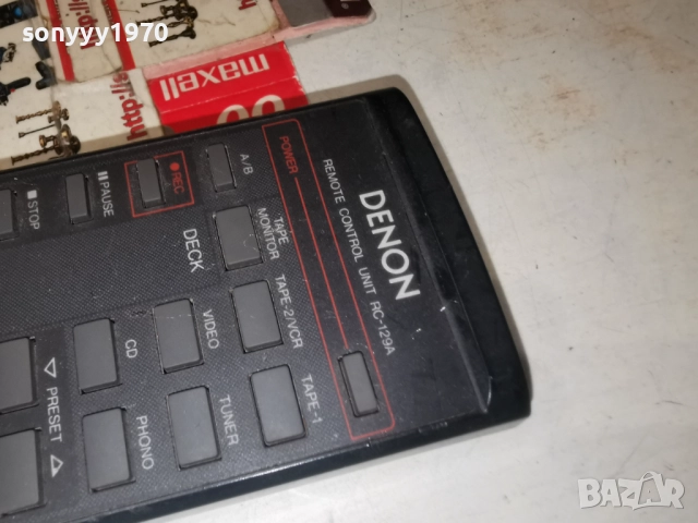DENON RC-129A AUDIO REMOTE CONTROL-ВНОС SWISS 1412251913, снимка 11 - Ресийвъри, усилватели, смесителни пултове - 52793476