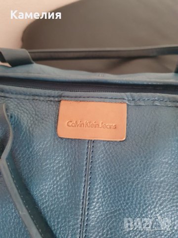 Кожена чанта Calvin Klein, снимка 1 - Чанти - 35573898