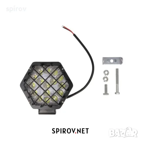 LED фар M-TECH 10-30V 2300lm 6500K