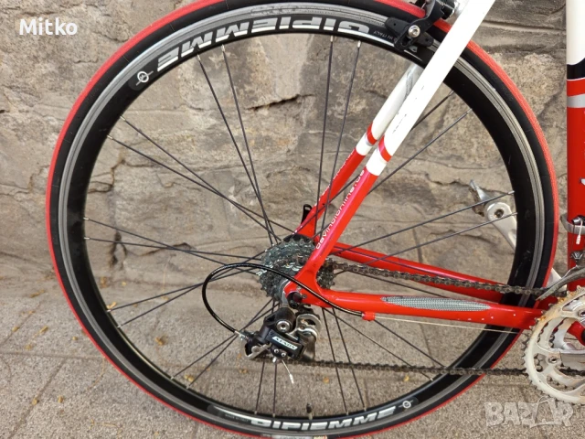 28 цола алуминиев велосипед с 24 скорости палцови команди усилени капли карбонова вилка като нов , снимка 4 - Велосипеди - 50740956