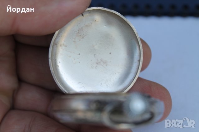 Сребърен осмодневен часовник, снимка 7 - Джобни - 37233895