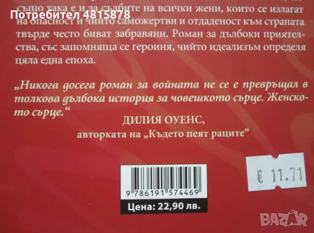 Кристин Хана - ЖЕНИТЕ - Книга на Годината 2024, снимка 3 - Художествена литература - 55879496