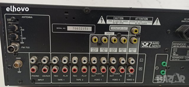 Ресивър Kenwood KR V86R, снимка 8 - Ресийвъри, усилватели, смесителни пултове - 30817976