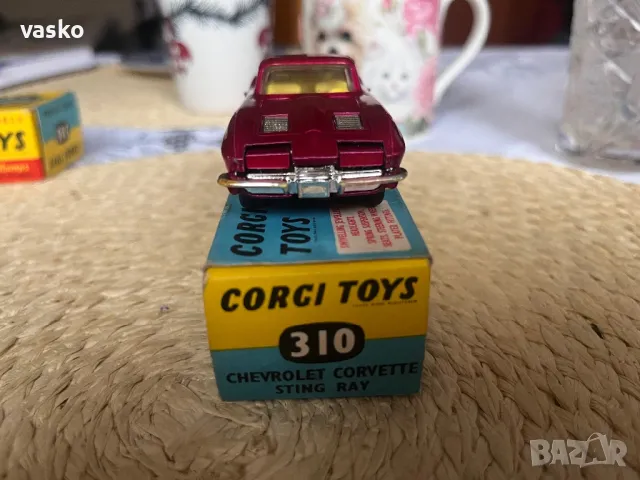 CORGI TOYS CORVETTE STING RAY GT.BRITAIN, снимка 3 - Колекции - 49839958