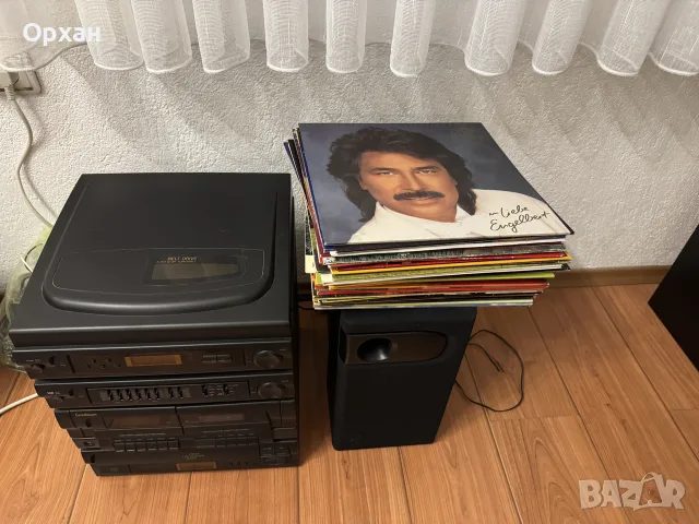 Ретро аудио система Goodmans с грамофон, тунер, еквалайзер, дек и CD, снимка 5 - Аудиосистеми - 56217666