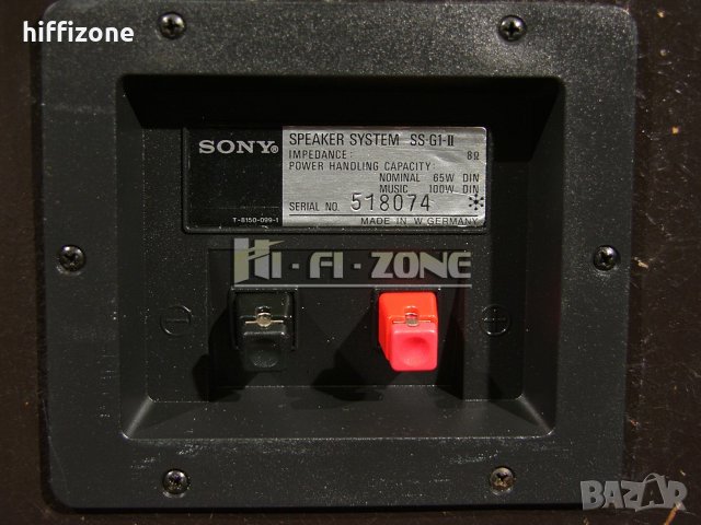 ТОНКОЛОНИ Sony ss-g1 ll /1, снимка 12 - Тонколони - 38992419