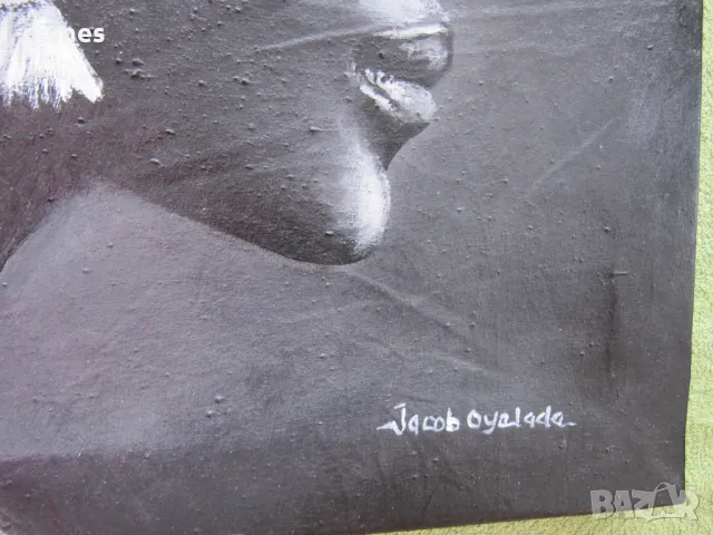 Портрет на жена-африканка-картина с маслени бои-серия, снимка 4 - Картини - 48449356