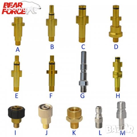 Конектор за водоструйка , адаптер Метален адаптер пяна накрайник пяна пистолет , снимка 2 - Други инструменти - 29702173