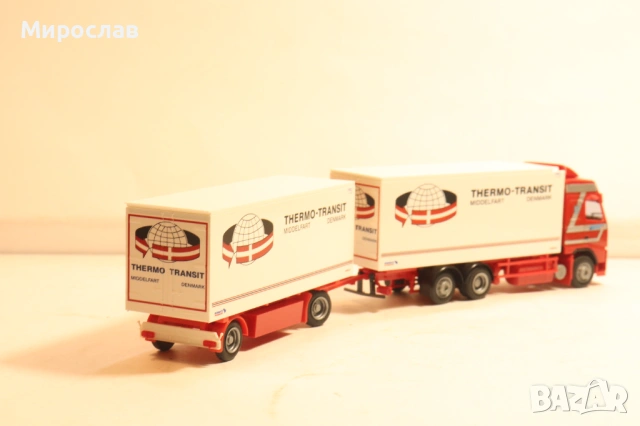 AWM H0 1/87 WOLVO THERMO КОЛИЧКА TIR КАМИОН МОДЕЛ, снимка 10 - Колекции - 54212269