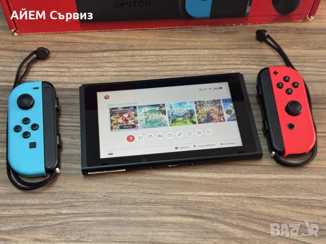 Nintendo Switch с поставен чип и 256GB, снимка 5 - Nintendo конзоли - 55801598