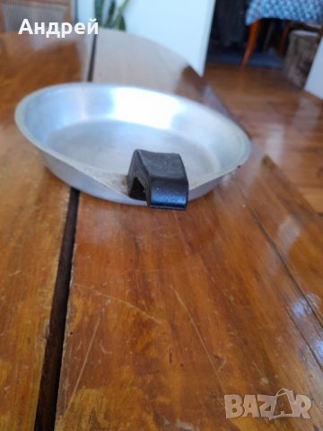 Стар алуминиев омлетен тиган,тиганче, снимка 4 - Други ценни предмети - 32131356