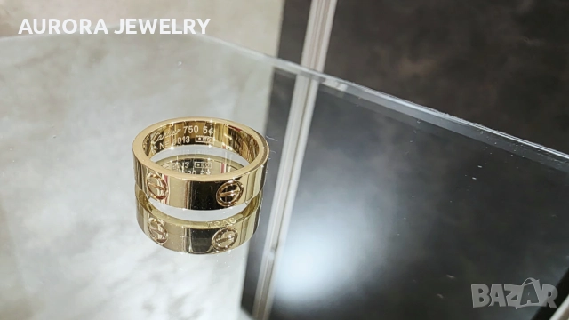 CARTIER Love Gold Classic Model Пръстен, снимка 5 - Пръстени - 52830700