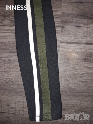 Черен панталон с кантове, снимка 2 - Спортни екипи - 40481964