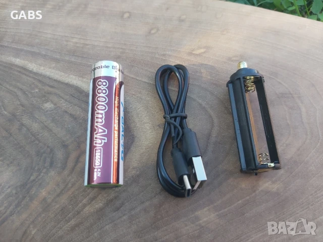 Мощен акумулаторен LED фенер Р50, снимка 4 - Екипировка - 50672518