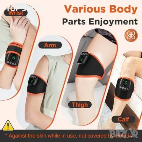 Нов Микротоков масажен уред с дистанционно и регулируема топлина, снимка 6 - Тримери - 49804821