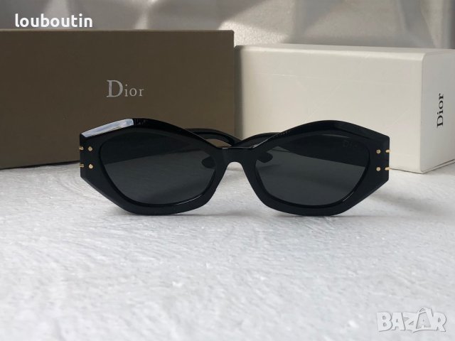 Dior 2023 дамски слънчеви 2 цвята черни прозрачни , снимка 5 - Слънчеви и диоптрични очила - 40474436