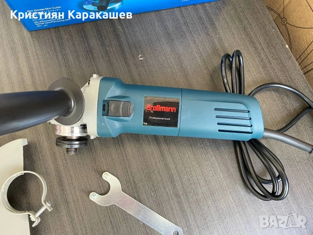 Ъглошлайф GrosMann 125mm с регулатор на обороти 1200W, снимка 5 - Ъглошлайфи - 53902531
