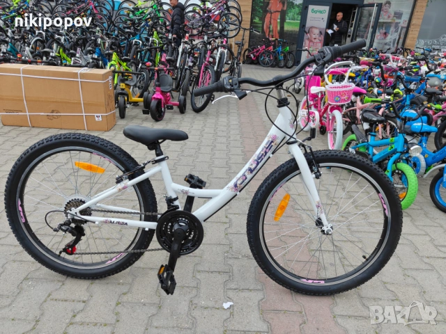 CROSS Велосипед 24" ALISSA бял, снимка 2 - Велосипеди - 54276788