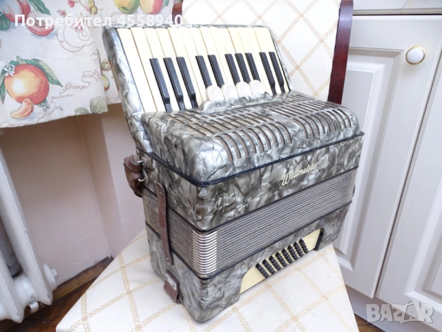 Акордеон Weltmeister – винтидж украса, декор - дом или заведение, снимка 4 - Декорация за дома - 51690723