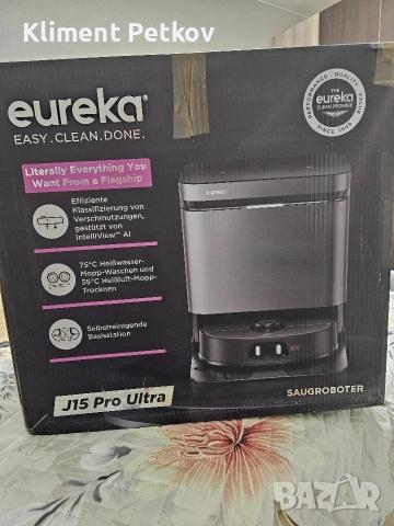 прахосмукачка робот eureka j 15 pro ultra, снимка 8 - Прахосмукачки - 53891683