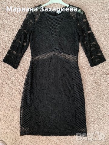 Продавам елегантна черна рокля, снимка 3 - Рокли - 29798573