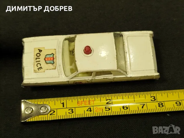 СТАРА РЕТРО МЕТАЛНА КОЛИЧКА MATCHBOX ENGLAND MERCURY POLICE , снимка 7 - Колекции - 48881912