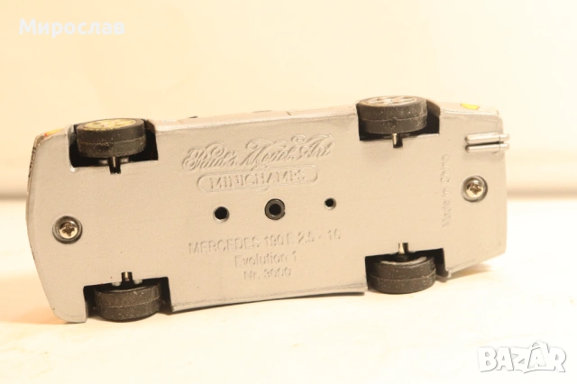 1:43 MINICHAMPS MERCEDES BENZ 190 E EVO КОЛИЧКА МОДЕЛ AMG, снимка 7 - Колекции - 53993089