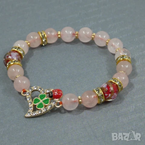 ⚜️ Гривни с камъни, кристали, талисмани, снимка 9 - Гривни - 50889257